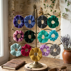 Chouchou artisanal en crochet