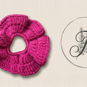 Chouchou rose - M