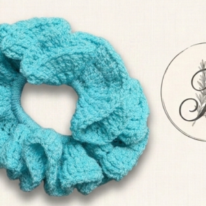 Chouchou bleu ciel - M