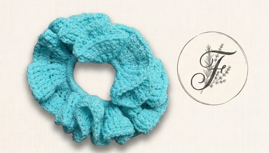 Chouchou bleu ciel - M