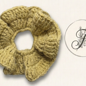Chouchou beige - M