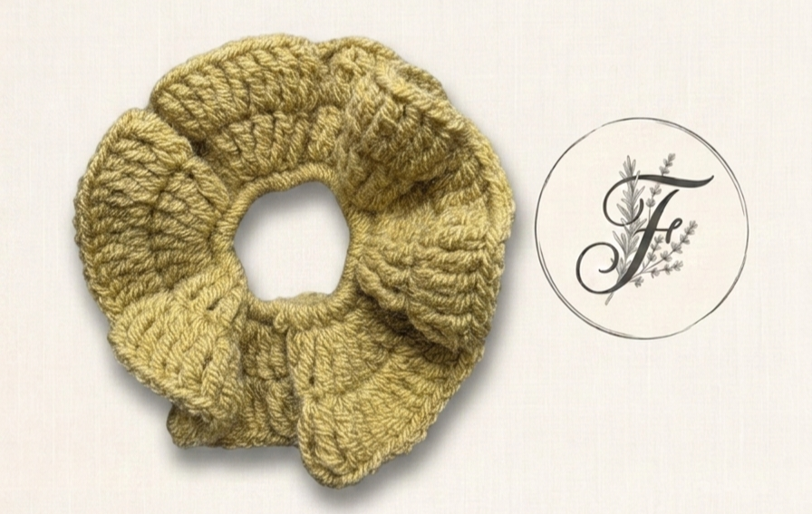Chouchou beige - M