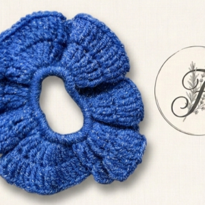 Chouchou bleu nuit - M