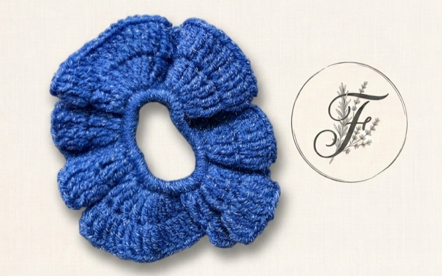 Chouchou bleu nuit - M