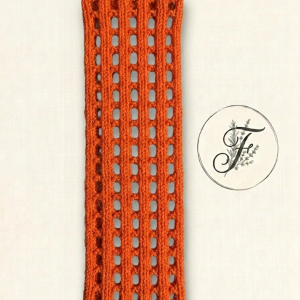 Bandeau ajouré terracotta - Taille Unique