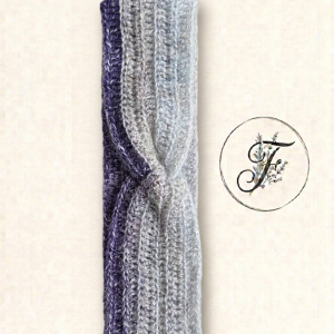 Bandeau torsadé bicolore pailleté - Taille Unique