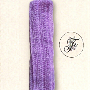 Bandeau violet lavande - Taille Unique