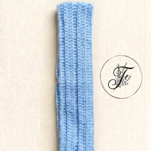Bandeau douillet bleu horizon - Taille Unique